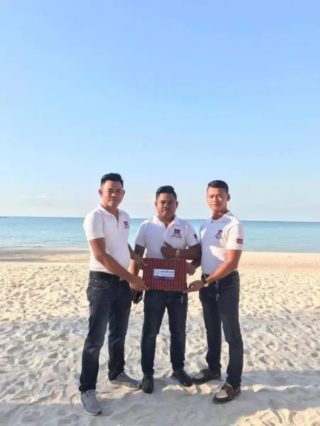 Bun Sath On Beach